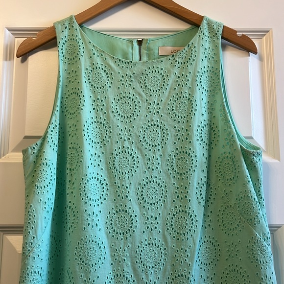 Vintage LOFT mint Green dress - Picture 3 of 15